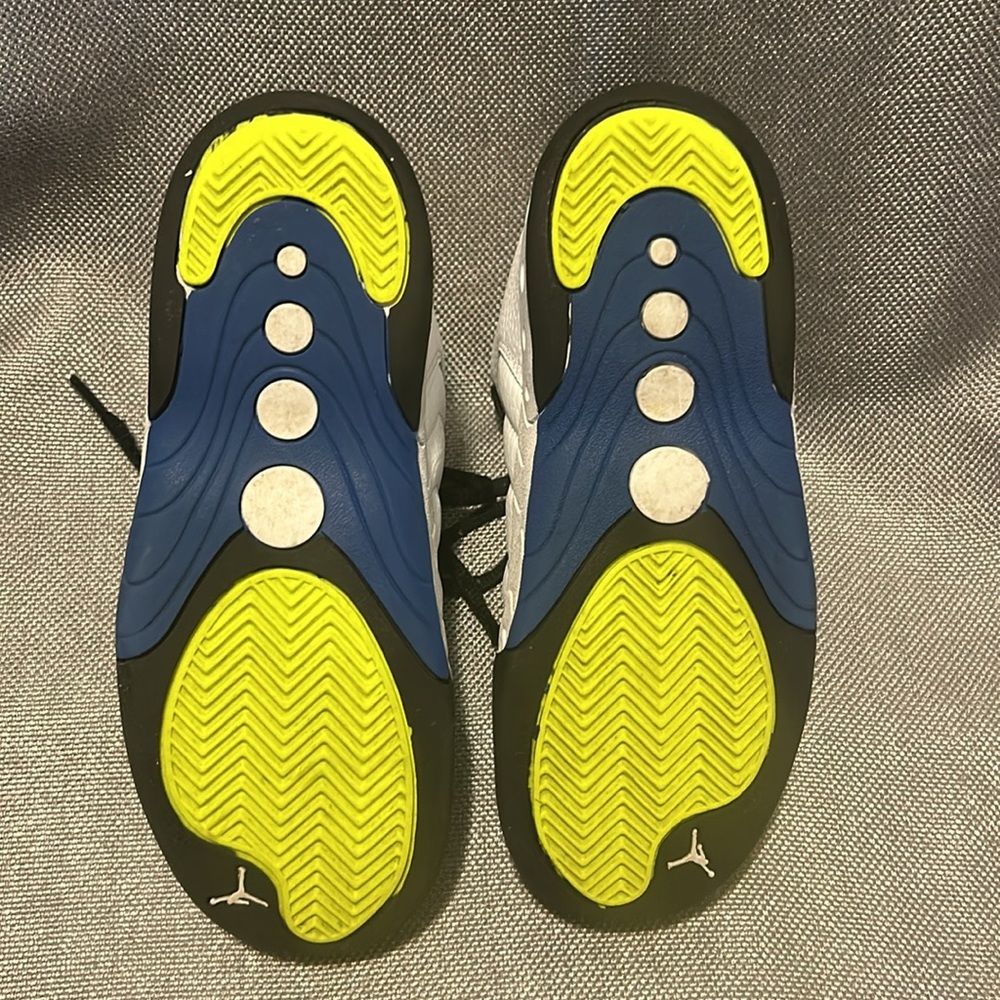 Jordan Jumpman White blue and Volt - Picture 4 of 5